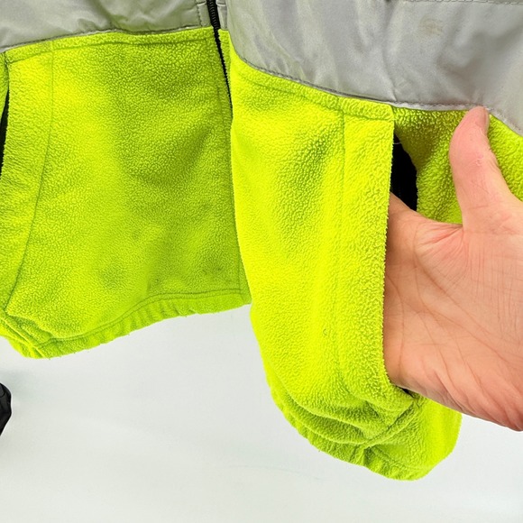 Tri Mountain Duke Energy Hi Vis Safety Fleece Hoodie Zip Up ANSI Class 3 Level 2 - Picture 4 of 7
